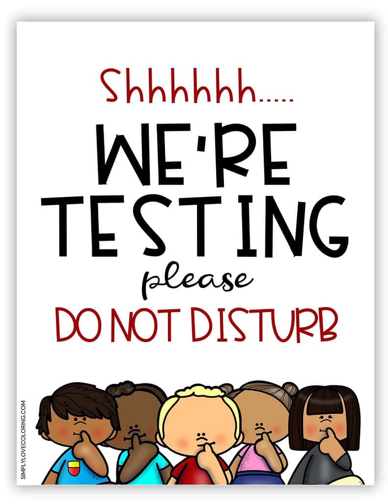 testing in progress sign printable (free pdf downloads) - simply